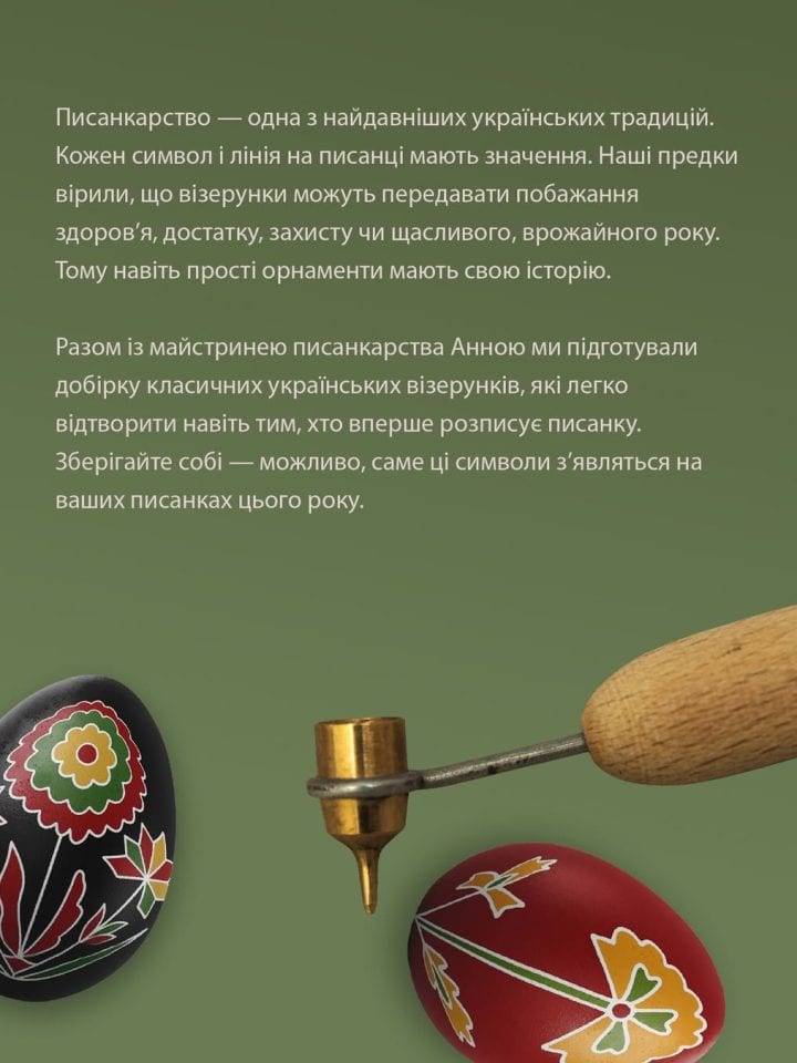 Майстерня з розпису писанок для добродіїв #ШОТАМ — уже за тиждень! Українські орнаменти писанок, які легко відтворити