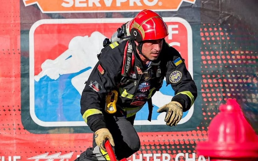 Київський рятувальник встановив світовий рекорд на чемпіонаті світу серед пожежників (ВІДЕО)