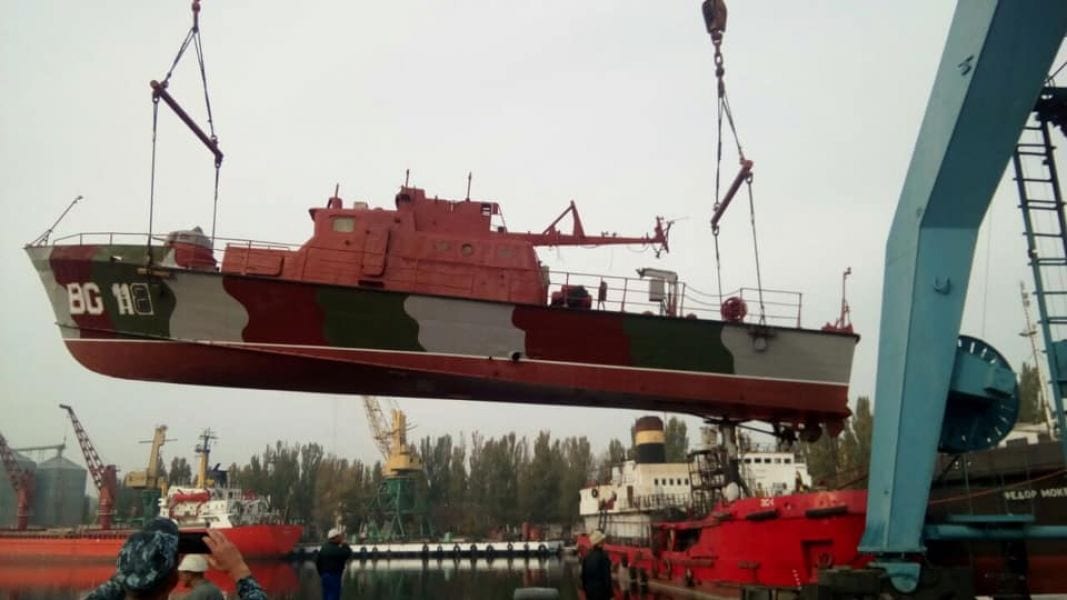 У Маріуполі спустили на воду катер морської охорони