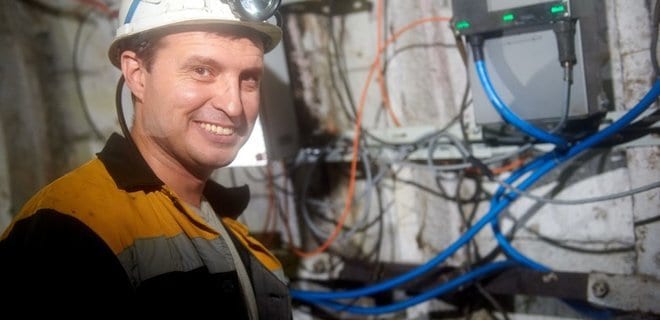 В Україні вперше в шахті проклали Wi-Fi для безпеки гірників