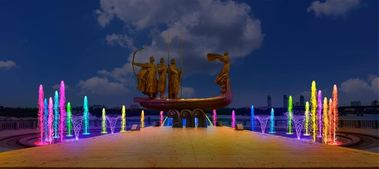 Яким буде новий фонтан біля пам’ятника Засновникам Києва (ФОТО)