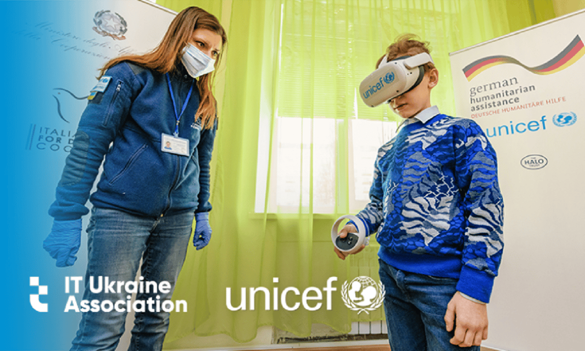 ЮНІСЕФ та Асоціація IT Ukraine створили першу в світі VR-розробку із протимінної безпеки для дітей