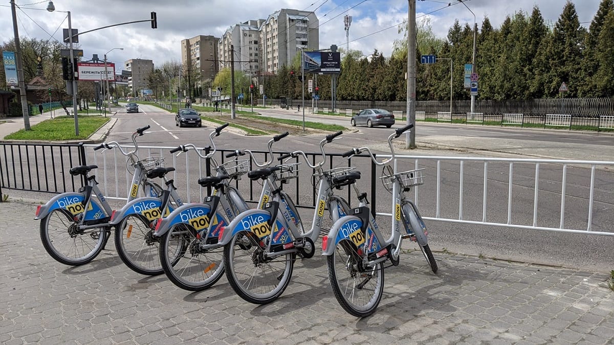 У Львові запустили громадський велопрокат Bikenow