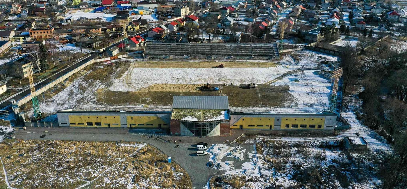 На Львівщині ремонтують стадіон «Галичина» на 990 глядацьких місць