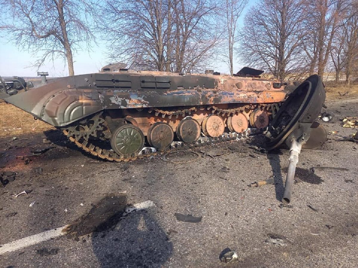 Збройні сили розбили колону окупантів, що прямувала в Ірпінь