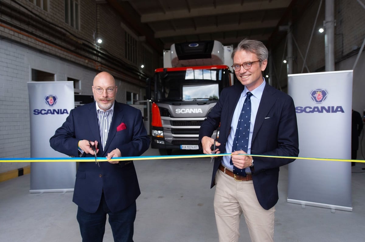 Шведська компанія Scania відкрила на Київщині сервісну станцію для вантажівок