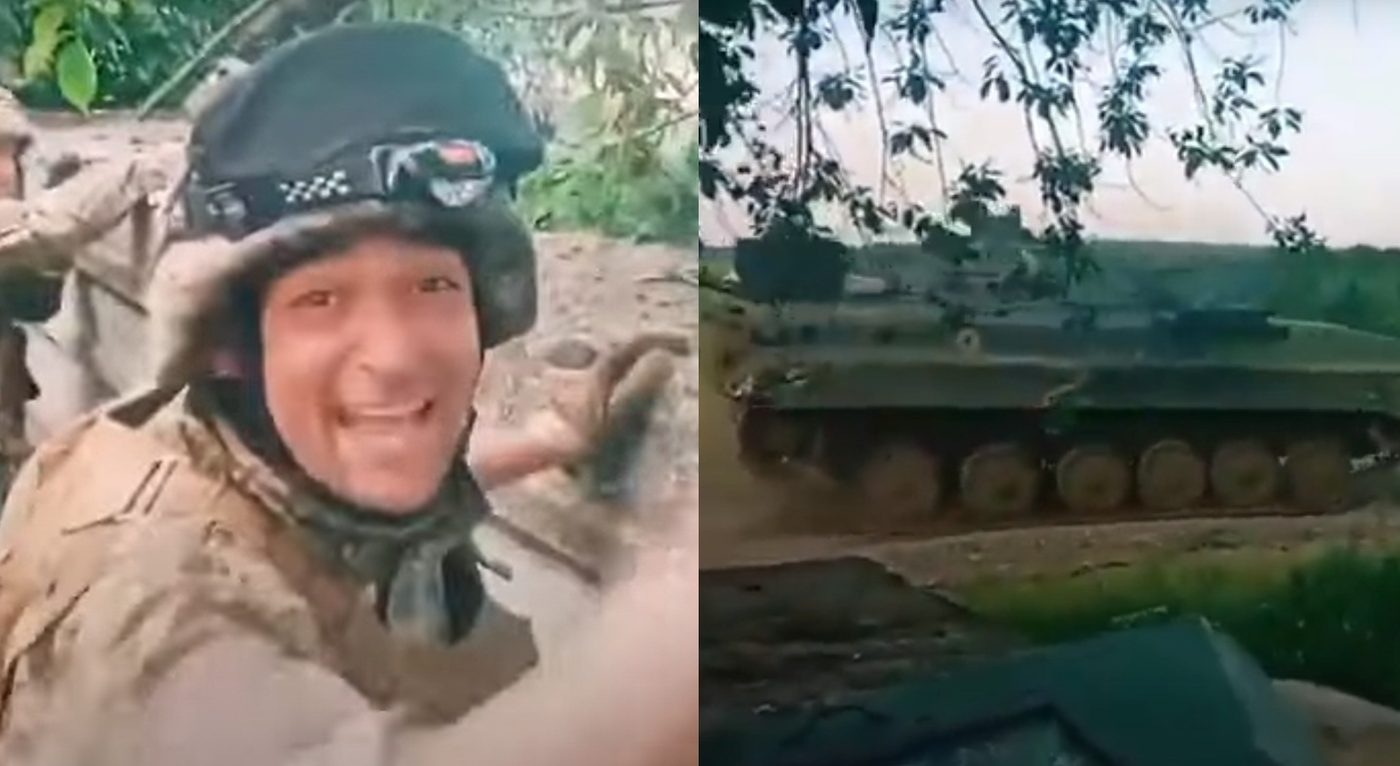 Бразильські добровольці ЗСУ «віджали» у росіян БМП-2 (ВІДЕО)