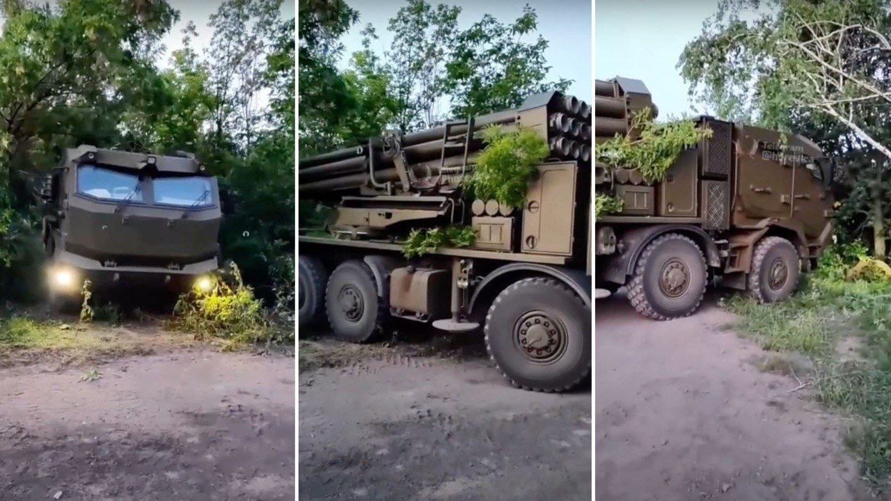 ЗСУ вдарили по окупантах з українських РСЗВ «Буревій» (ВІДЕО)