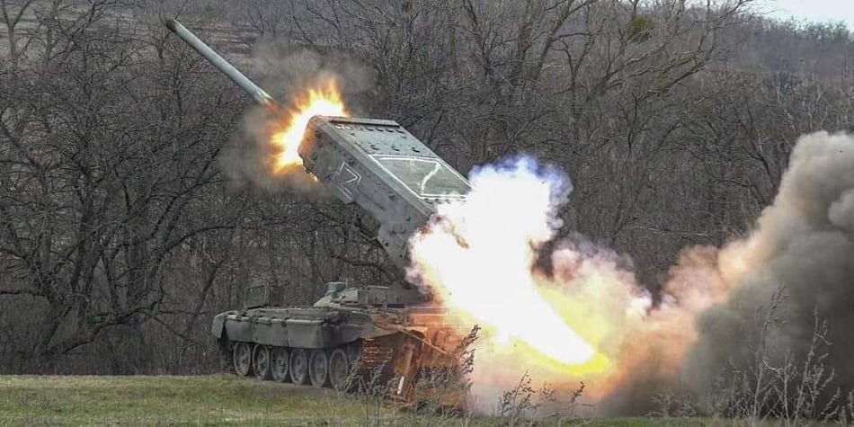 Воїни ЗСУ «затрофеїли» російську вогнеметну систему «Сонцепек» (ВІДЕО)