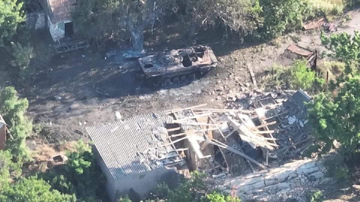Грузинський легіон ЗСУ розгромив ворожу БМП-2