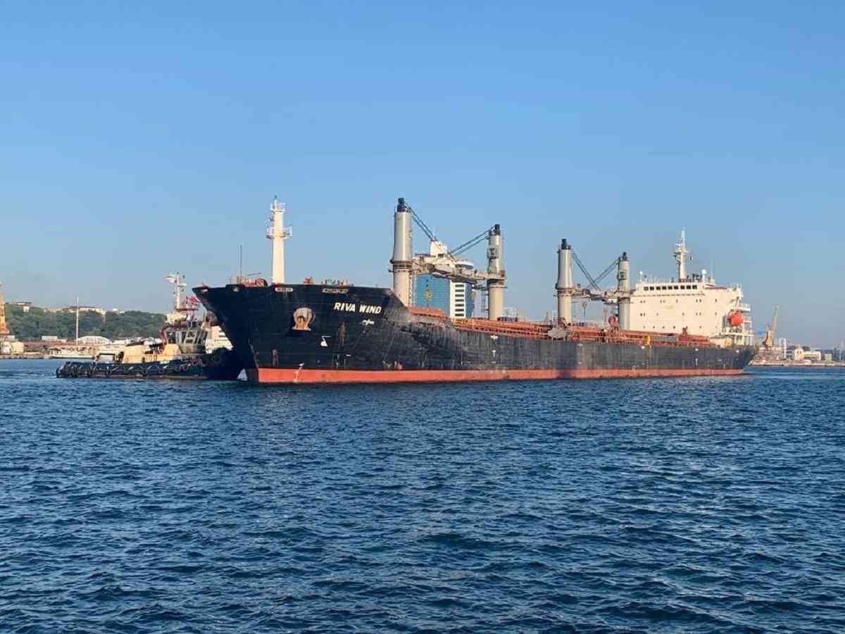 З портів Одеси вийшов другий караван із 170 000 тонн українського зерна (ВІДЕО)