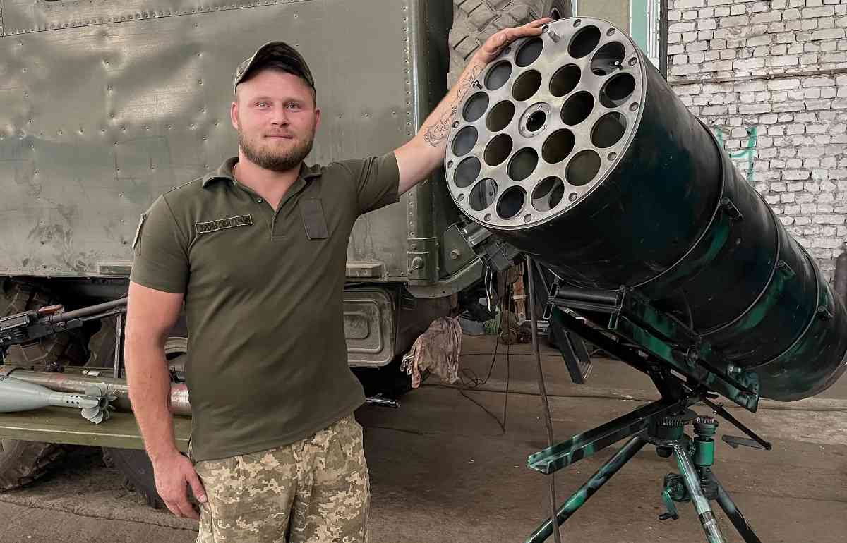 Винахідники 28 ОМБр перетворили збитий гелікоптер на імпровізовану РСЗВ