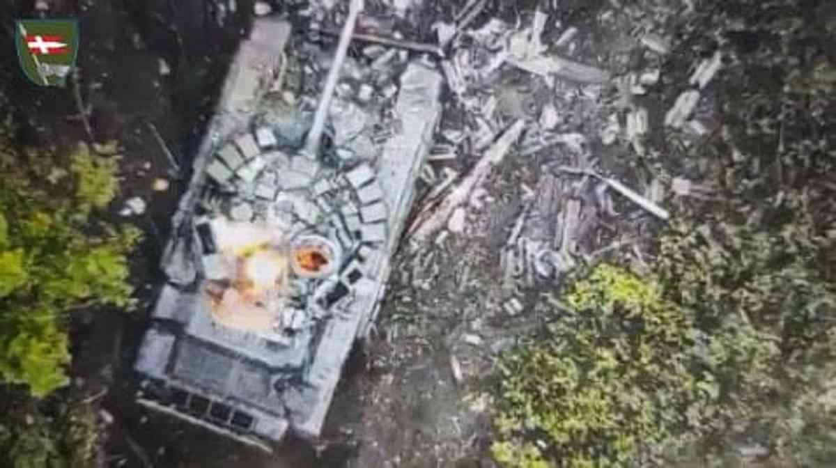 Воїни Князівської бригади спалили танк ворога на Харківщині