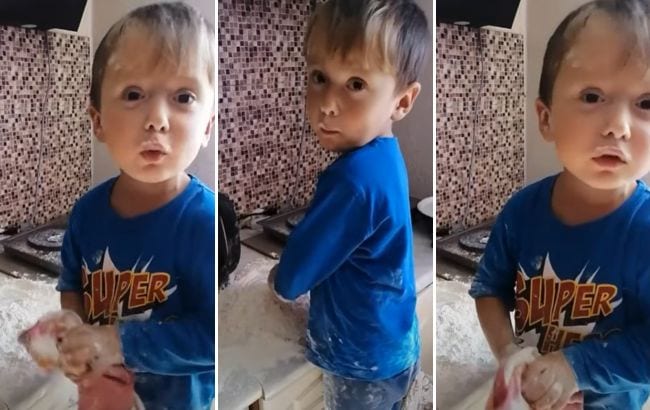 «Не психуй!»: ролик із 4-річним Назаром заспокоїв усю країну (ВІДЕО)