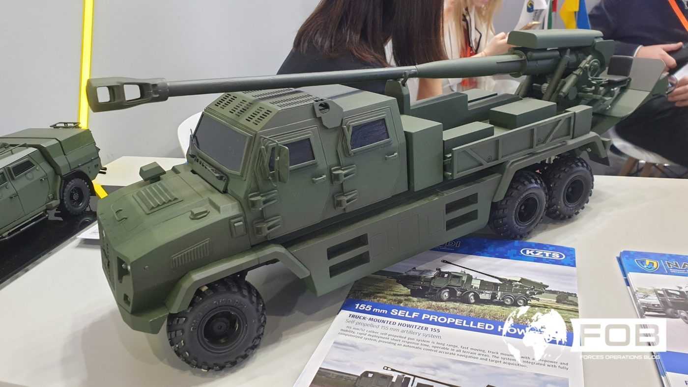 На виставці IDEX-2023 в ОАЕ представили оновлену українську САУ «Богдана» (ФОТО)