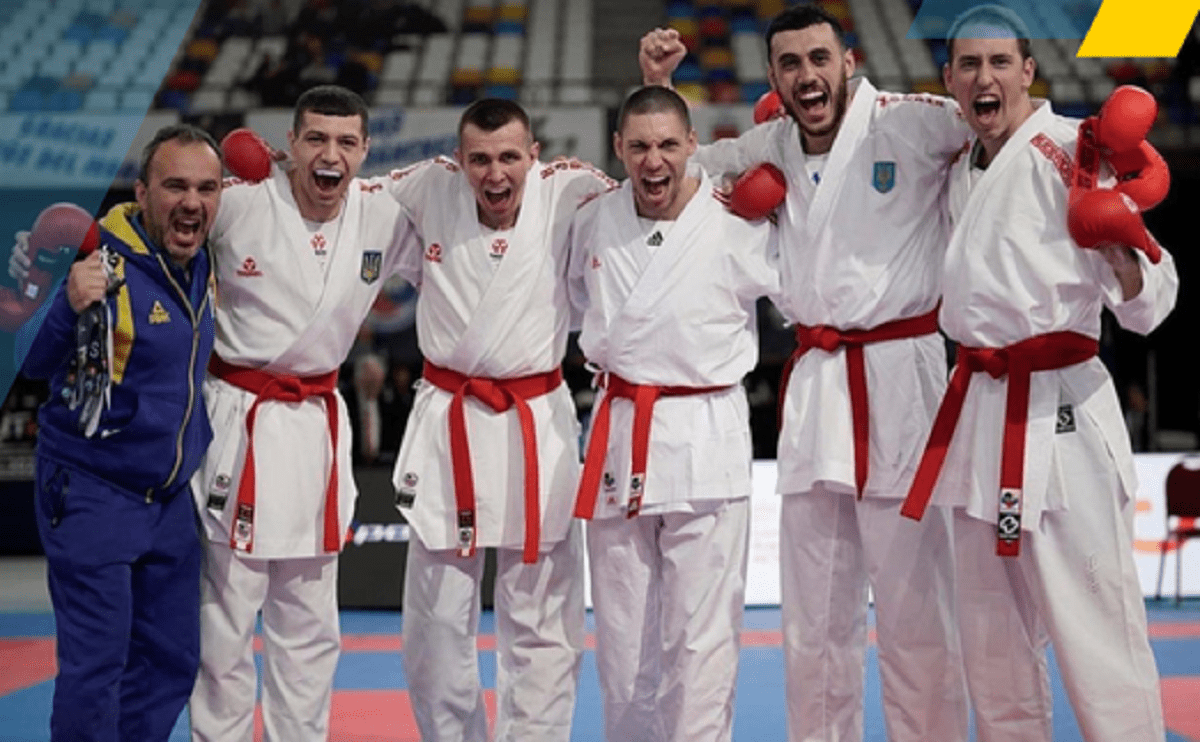 Чоловіча збірна України виборола «золото» на Чемпіонаті Європи з карате
