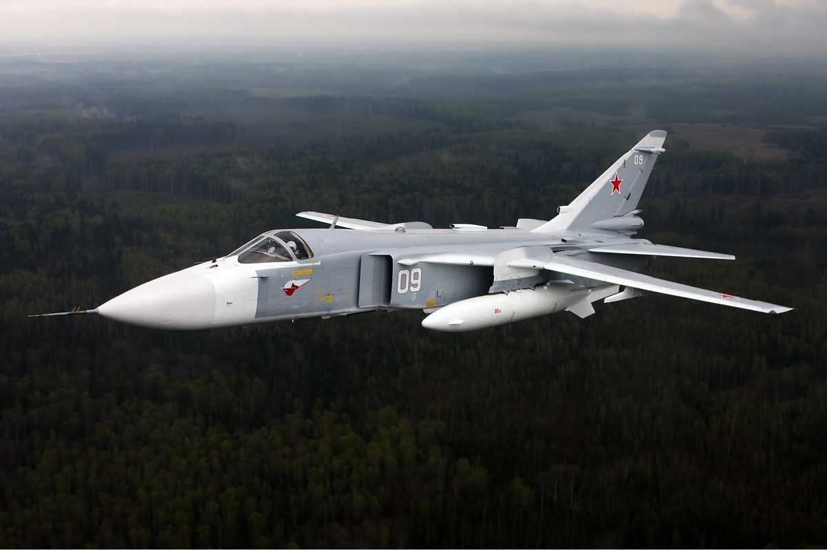 Під Бахмутом ЗСУ збили ворожий бомбардувальник Су-24м