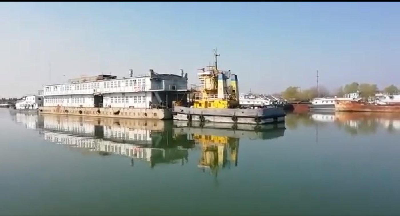 Українське Дунайське пароплавство створює майданчик для ремонту барж