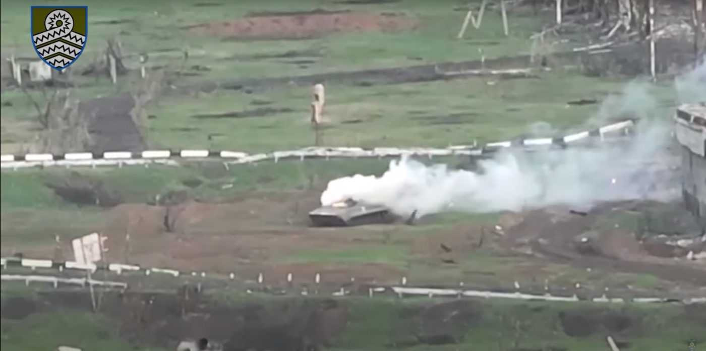 Бійці 59 ОМБр влаштували засідку на дві ворожі БМП (ВІДЕО)