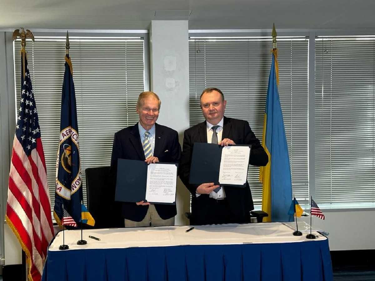 NASA і Космічне агентство України підписали спільну заяву про співпрацю