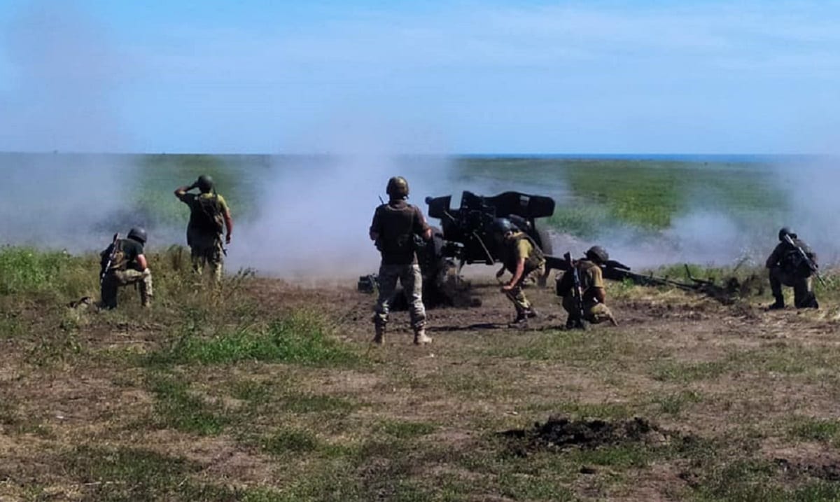 Артилеристи ЗСУ знищили мінометний розрахунок окупантів (ВІДЕО)