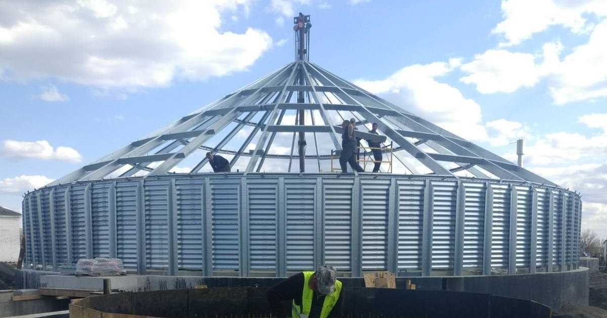 В Україні будують елеватор з покриттям, що захищає від корозії на 50 років