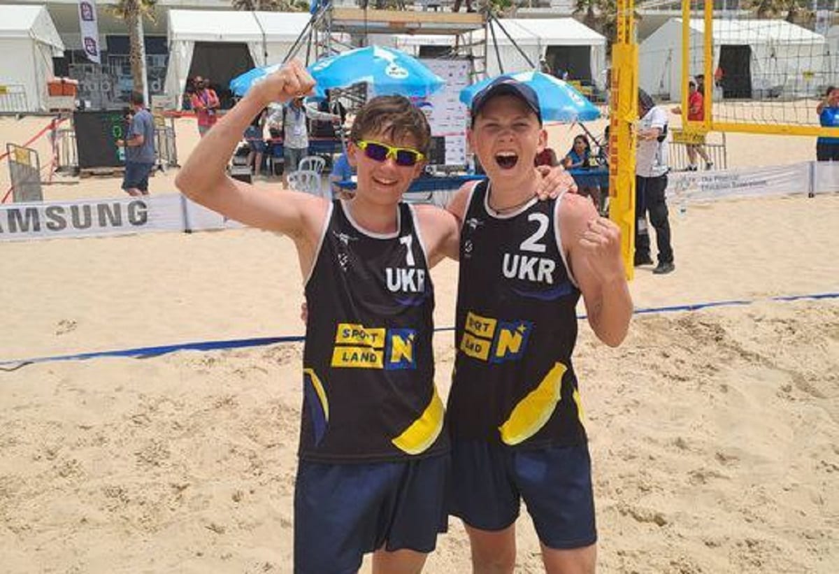 Українські школярі стали чемпіонами світу з пляжного волейболу