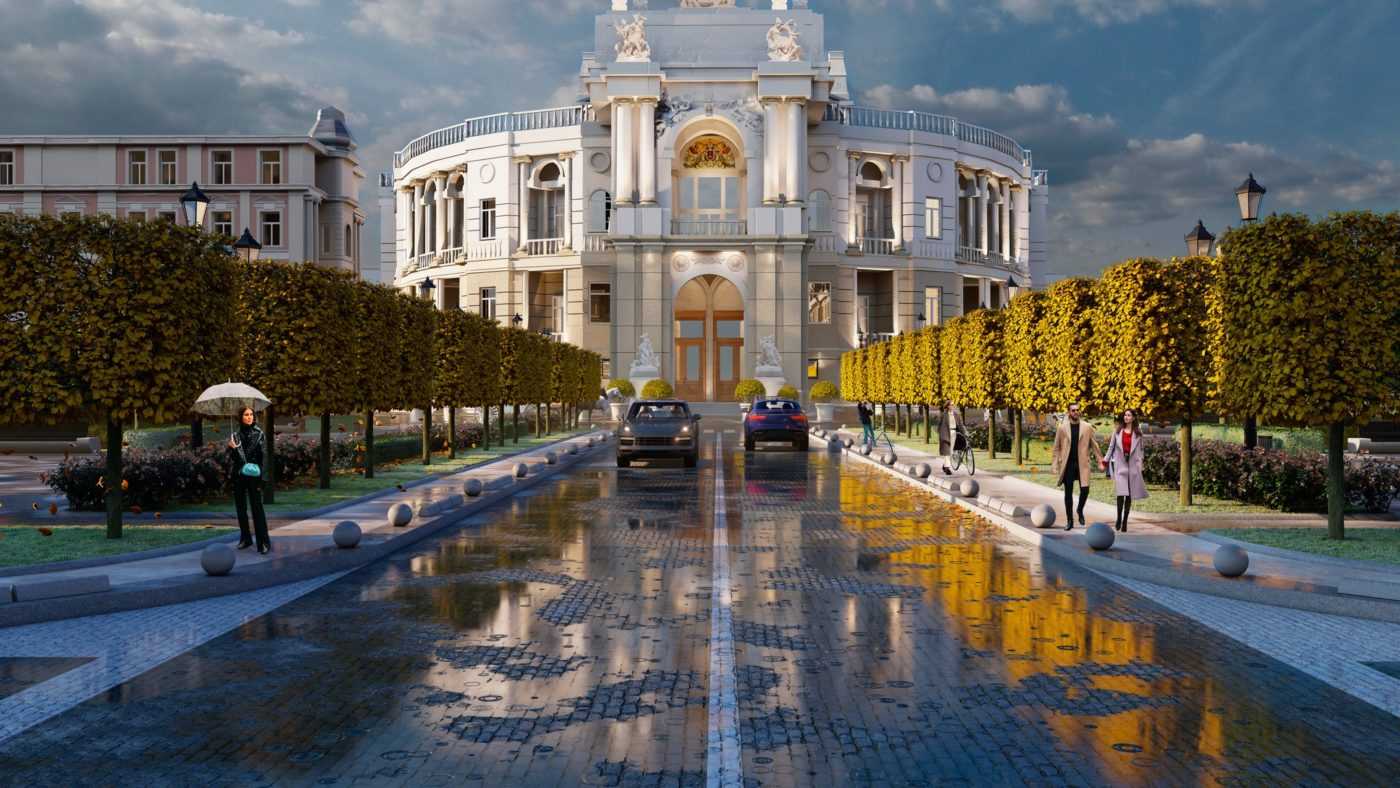 З’явилася візуалізація оновленої Театральної площі в Одесі. Що може змінитися (ФОТО)