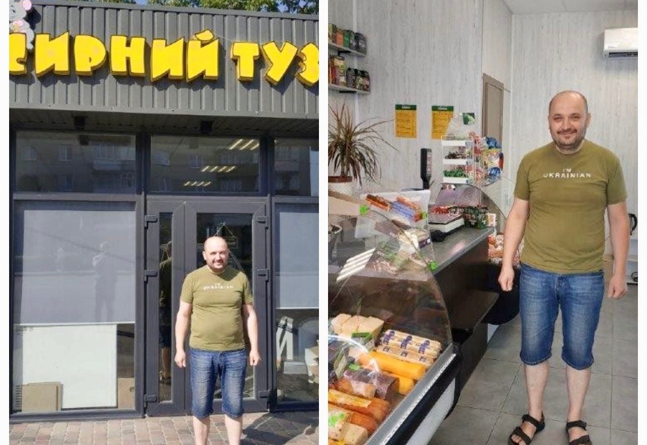 Підприємець з Рівненщини завдяки гранту відкрив продуктовий магазин