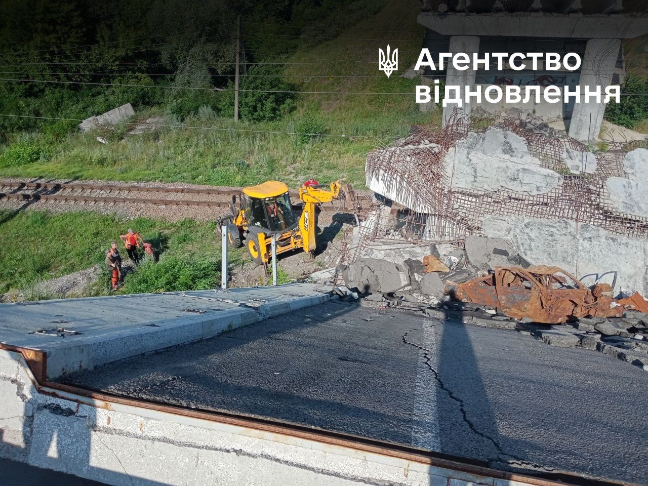 На Чернігівщині відбудовують шляхопровід біля Ніжина