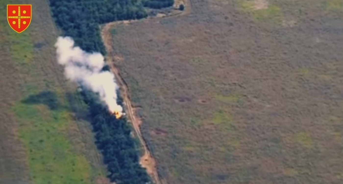 ЗСУ знищили ворожу гармату «МСТА-Б» (ВІДЕО)