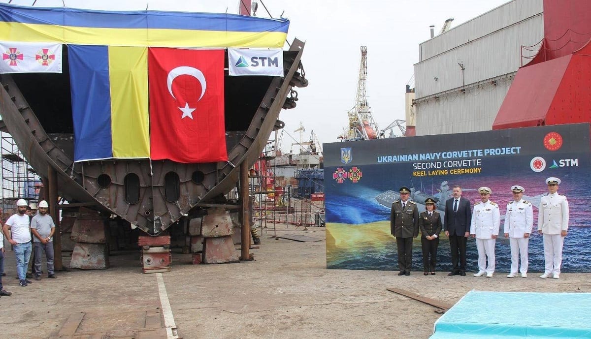 У Туреччині відбулась закладка другого корабля ADA для українських ВМС