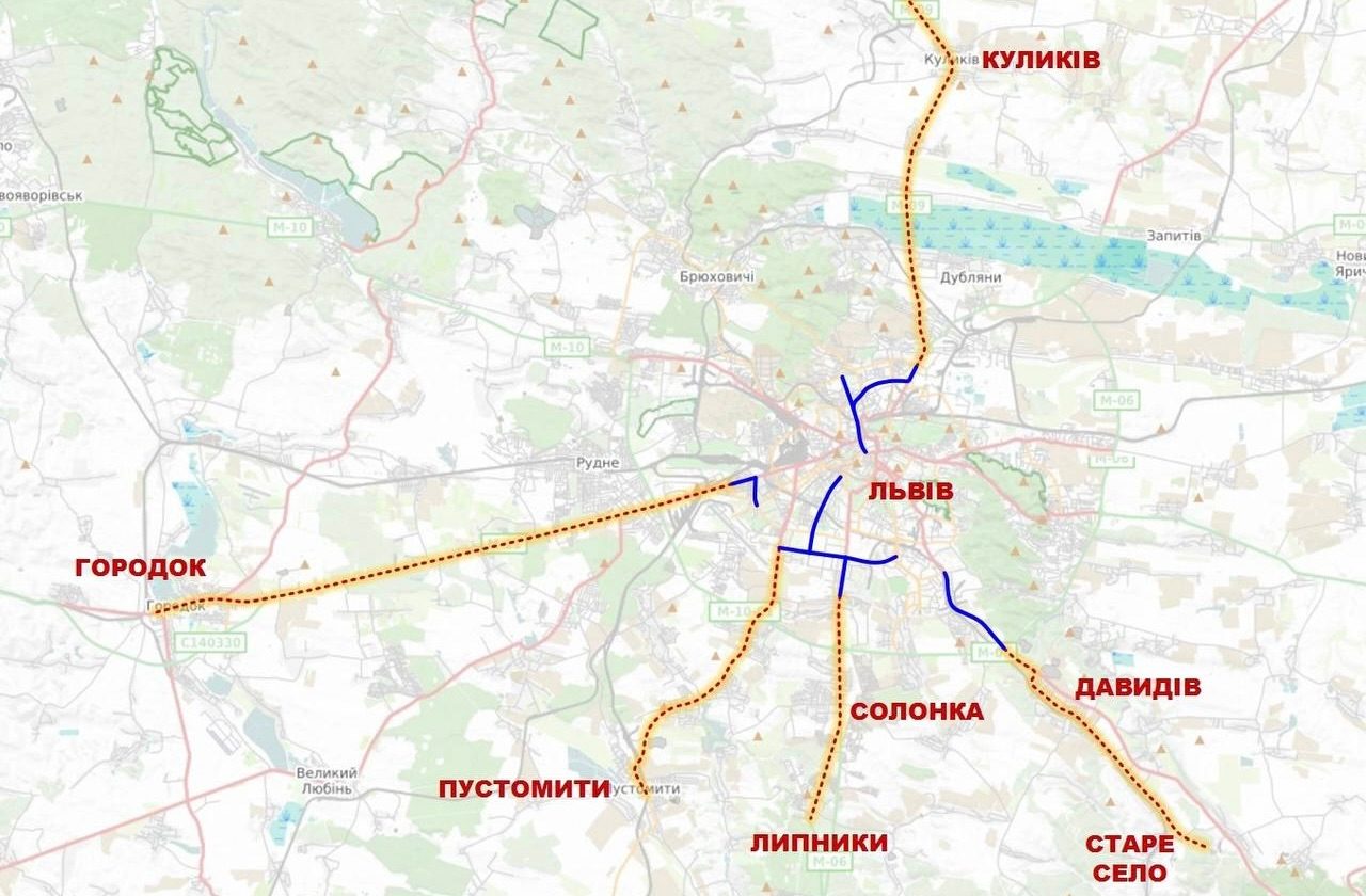 На Львівщині планують створити пʼять веломаршрутів