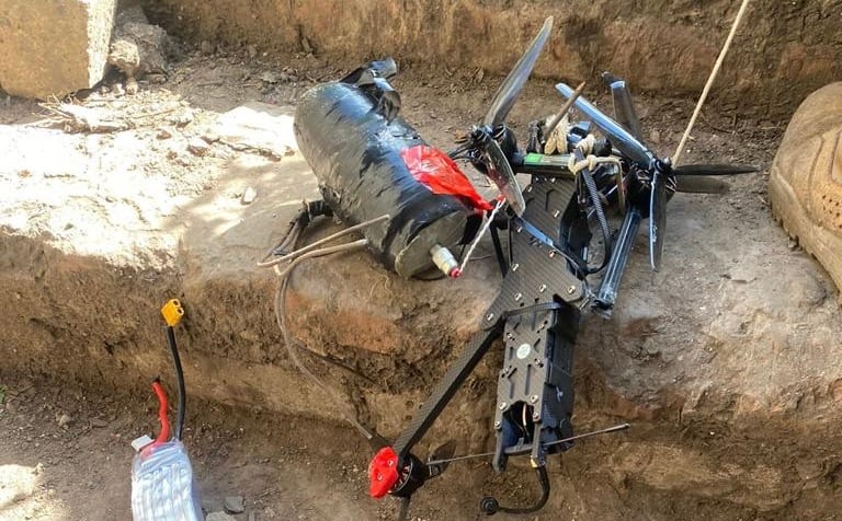 На Донеччині прикордонники «посадили» ворожий БПЛА (ФОТО)