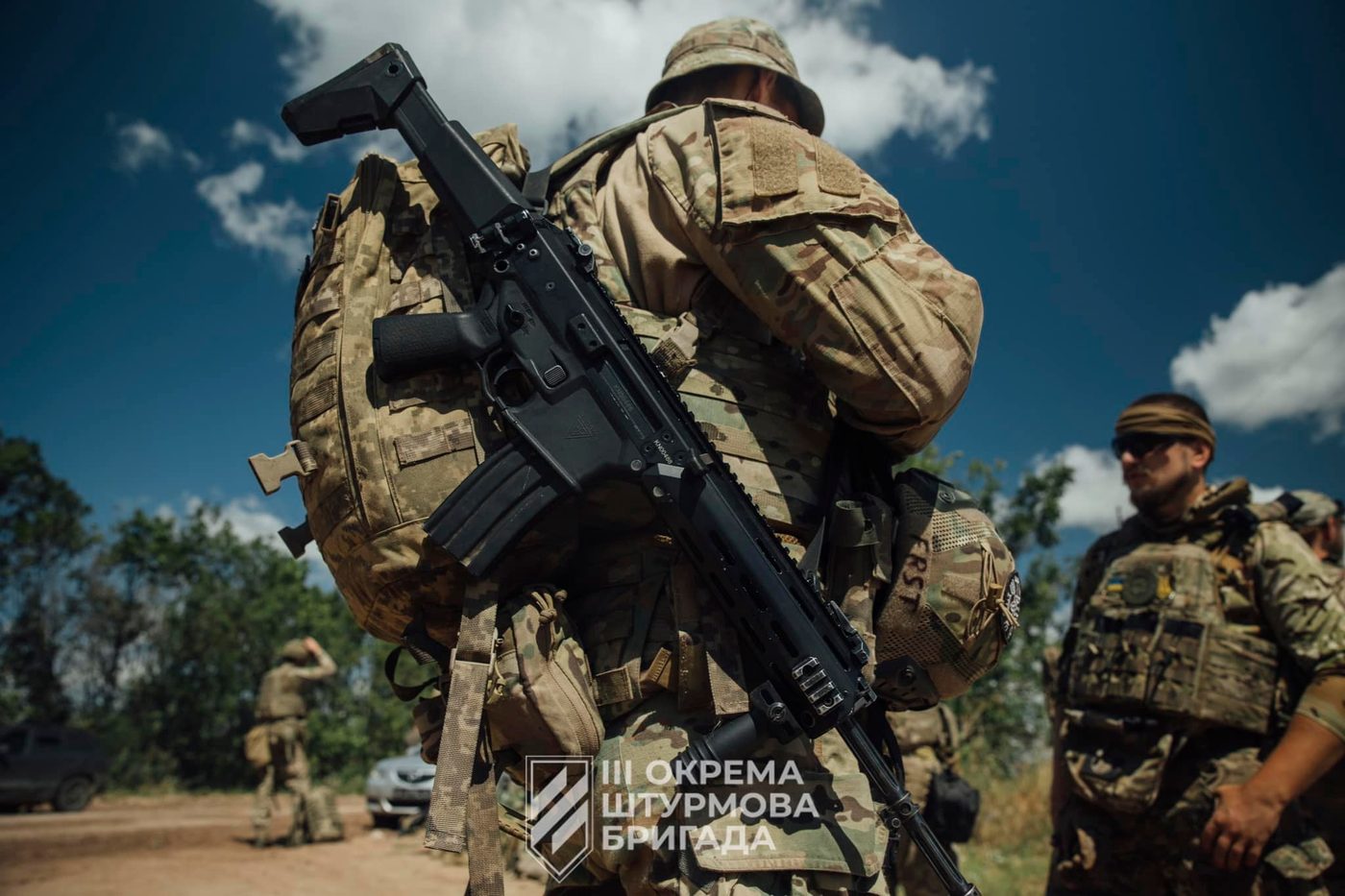 Бійці 3 ОШБр показали, як брали в полон окупантів в Андріївці (ВІДЕО)