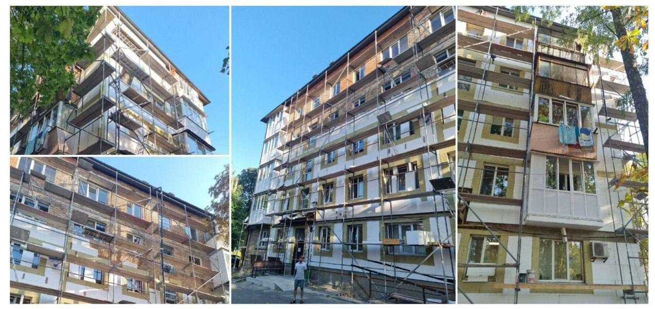 У Бучі на вулиці Енергетиків почали реконструкцію багатоквартирного будинку