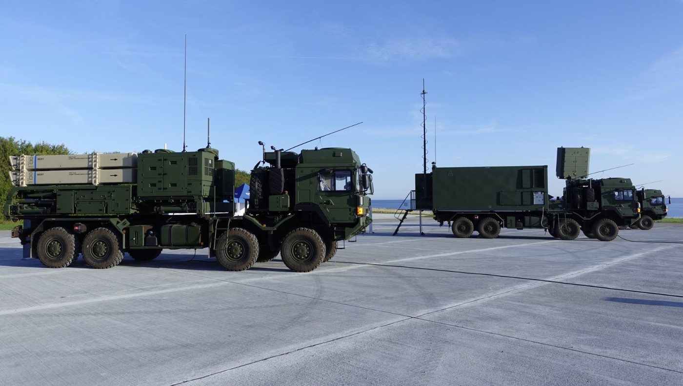 Німеччина передала Україні ЗРК IRIS-T
