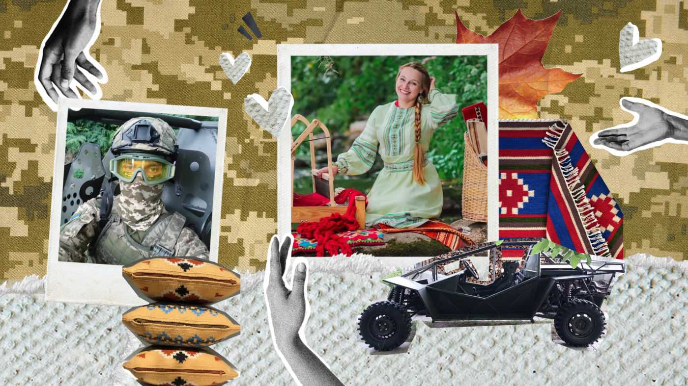 Наткала на тепловізори та евакуаційне багі. Як майстриня з династії килимарів допомагає сину на фронті