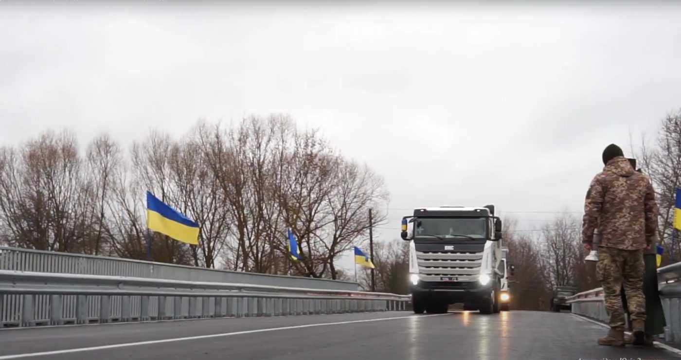 На Житомирщині відбудували зруйнований під час війни 60-метровий міст (ВІДЕО)