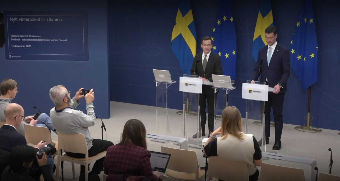 Швеція оголосила про пакет гуманітарної допомоги Україні на €120 млн