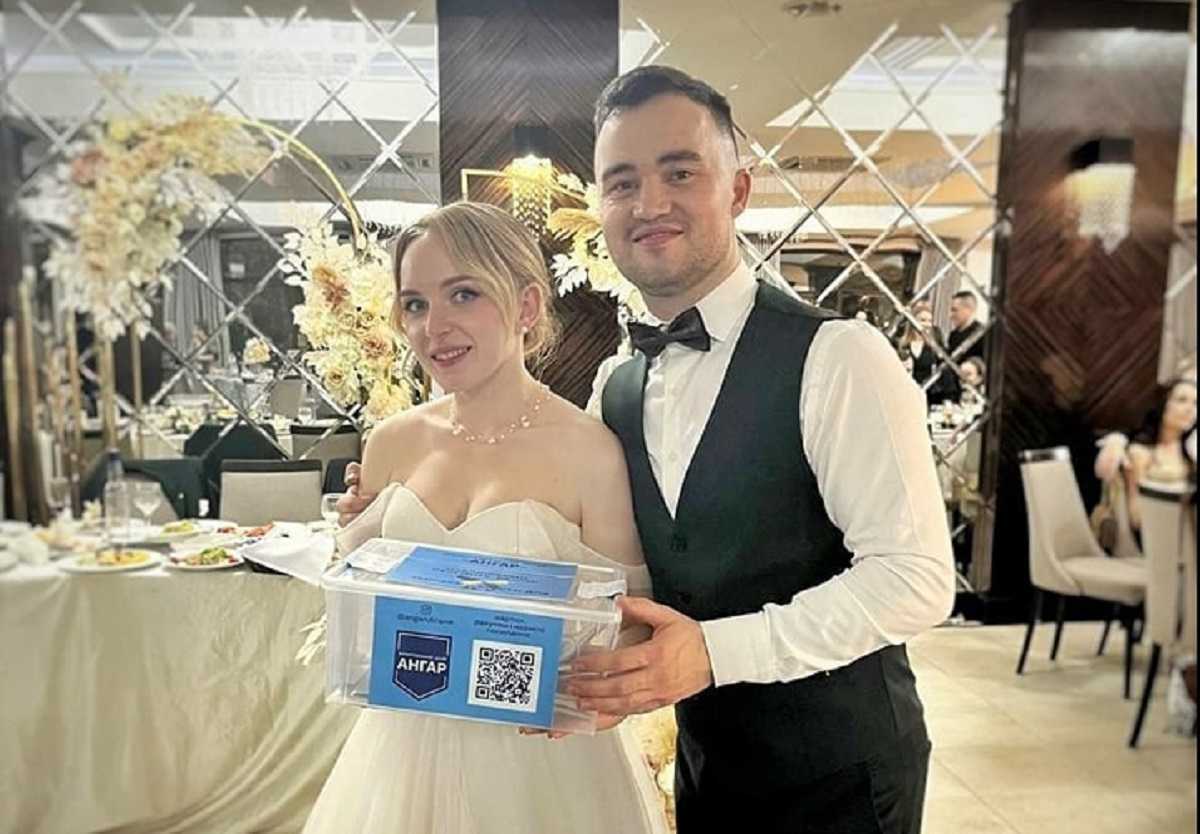 Молодята з Волині зібрали на своєму весіллі 30 тисяч гривень для ЗСУ