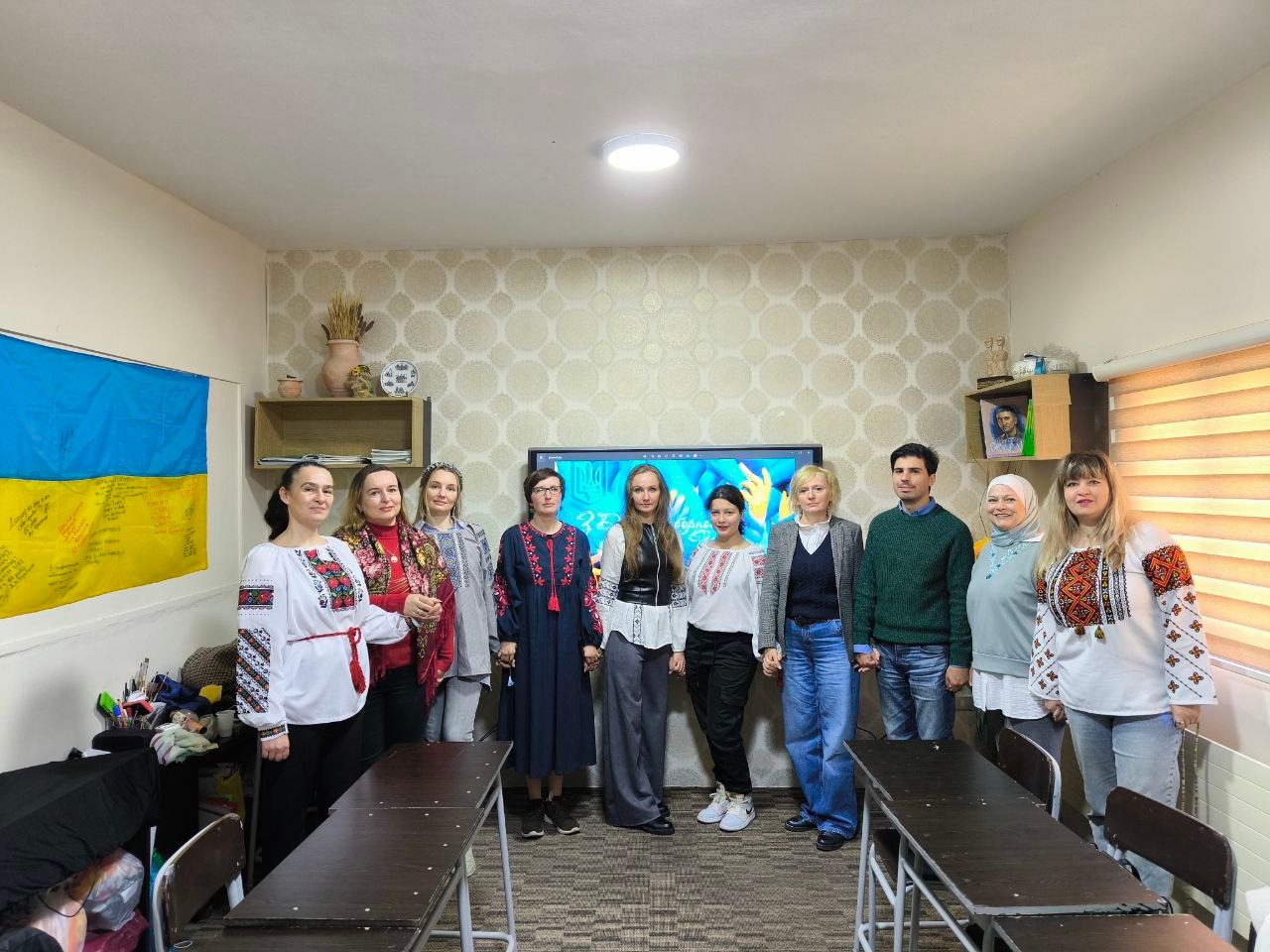 У Йорданії українці взяли участь в акції «ланцюг єдності»