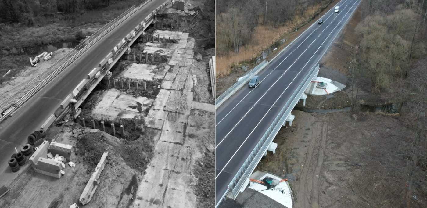 Дорожники відновлюють трасу М-21, що веде до кордону з Молдовою