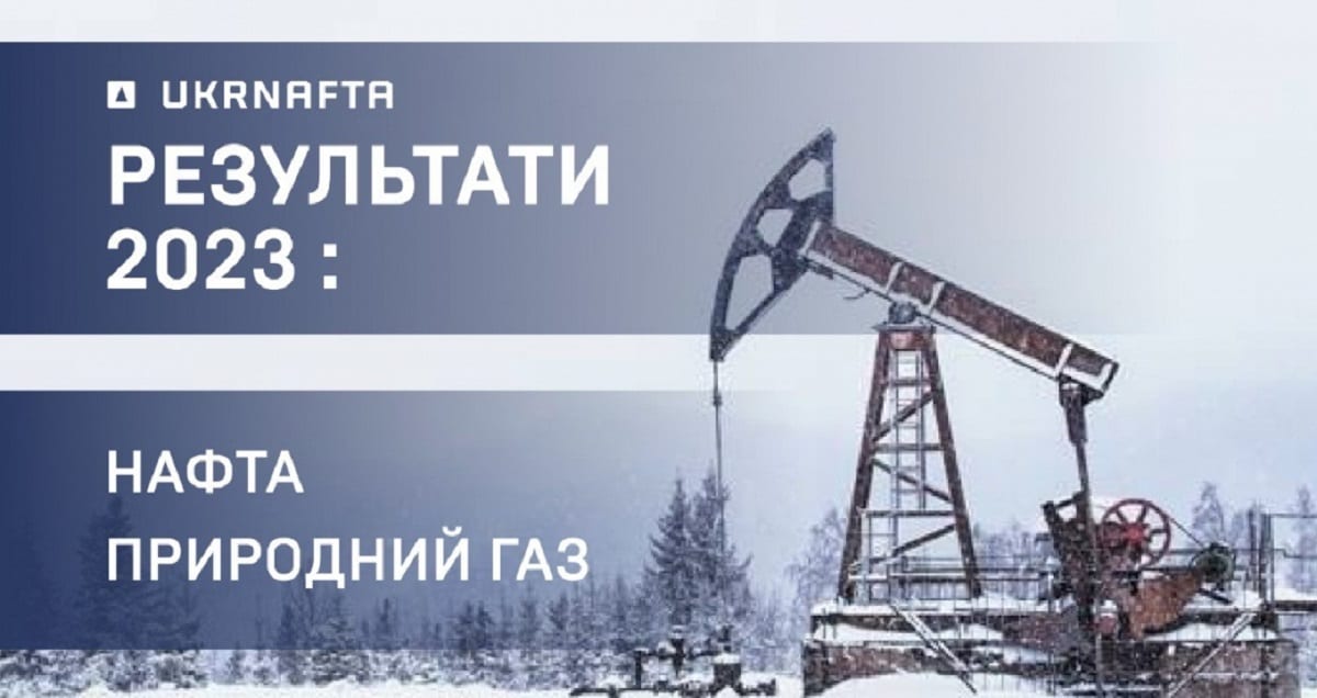 У 2023 році «Укрнафта» збільшила видобуток нафти на 3%, газу — на 6%