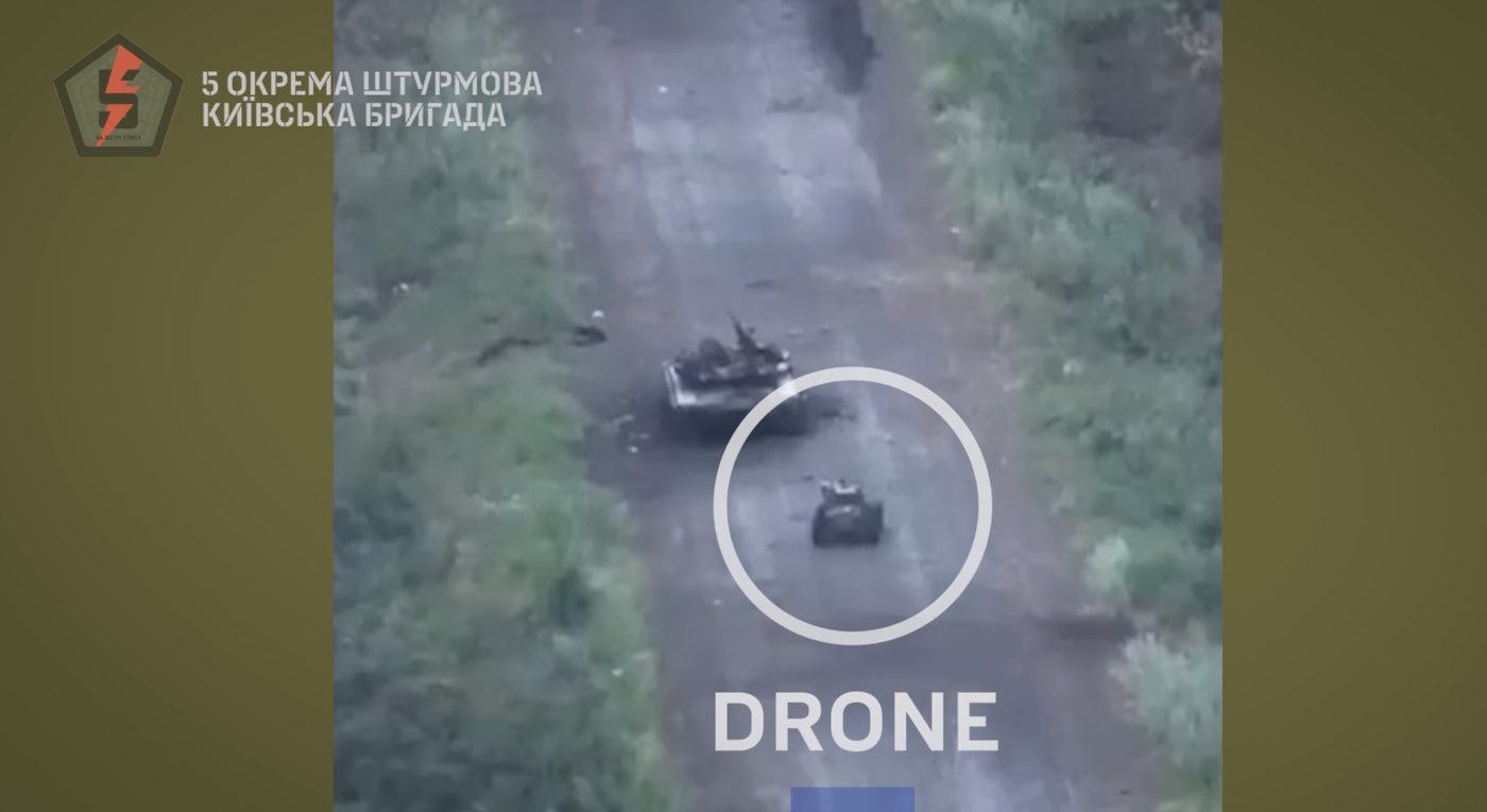 У ЗСУ показали застосування наземного дрона проти росіян (ВІДЕО)