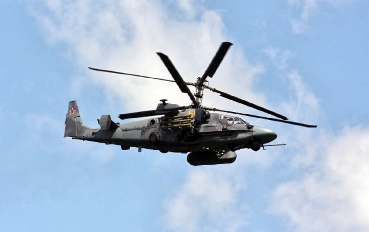 Сили оборони знищили російський вертоліт Ка-52 разом з екіпажем під Авдіївкою