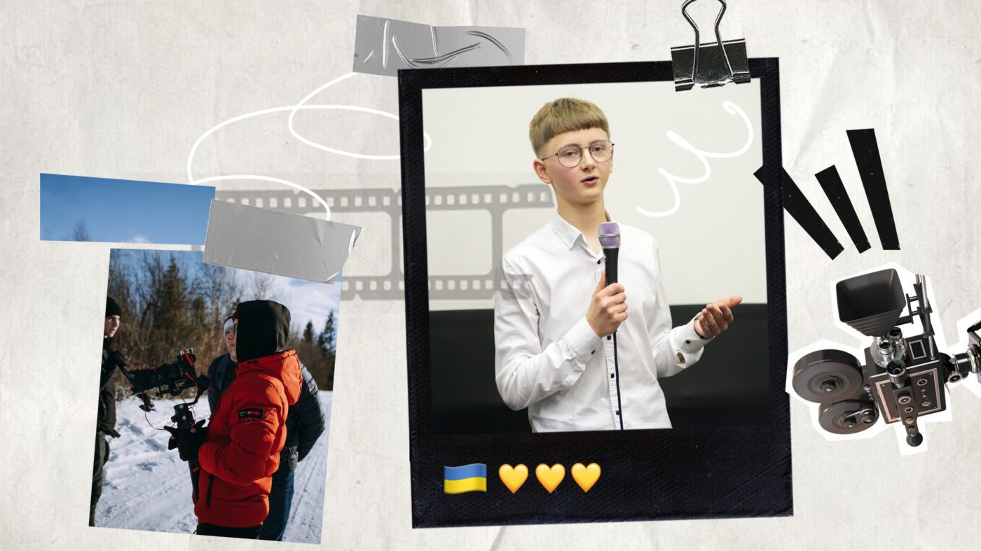 Режисер у 16. Підліток з Прикарпаття зняв фільм про українських добровольців