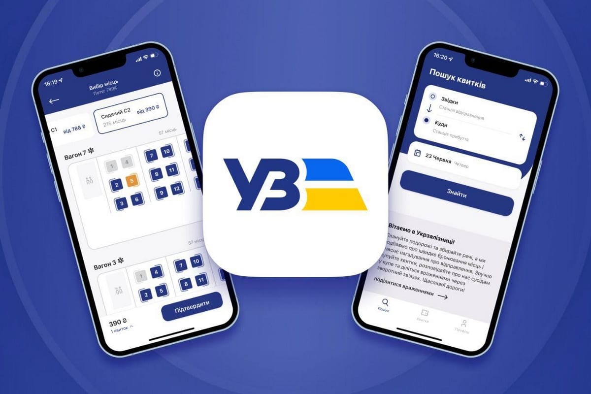 Укрзалізниця адаптувала застосунок для пасажирів з порушеннями зору