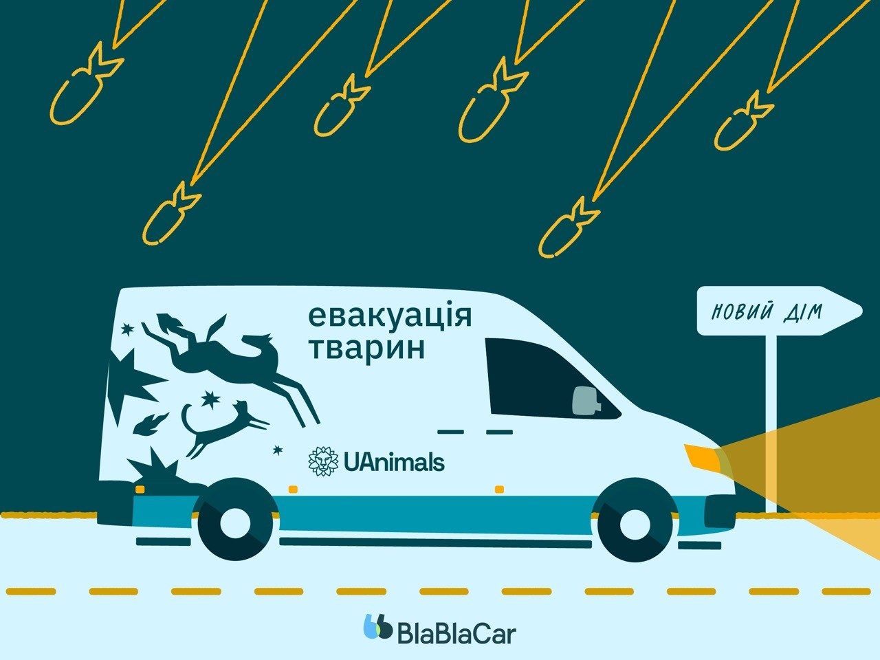 BlaBlaCar підтримав UAnimals в евакуації тварин: як інші можуть долучитися 