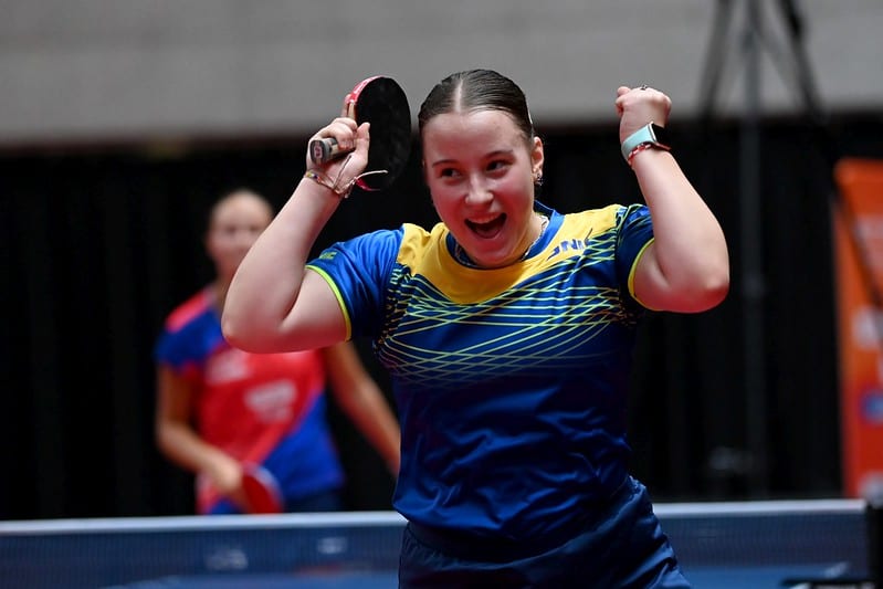 Українка перемогла на Турнірі найсильніших юніорів Європи з настільного тенісу